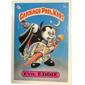 Garbage Pail Kids Evil Eddie Trading card 1985 Topps
